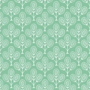 Halo Floral V1 spearmint light green SMALL