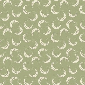 moonies tarragon green MEDIUM 8x8