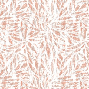 Vintage Bamboo Texture - Cozy Peach / Large