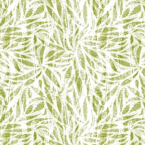 Vintage Bamboo Texture - Grass Green / Large