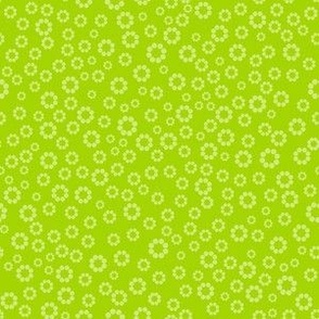 Mini Ditsy Sprocket Dotted Ring Blender in Lime Green and Honeydew