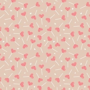 Valentine Lollipops Fabric, Wallpaper and Home Decor