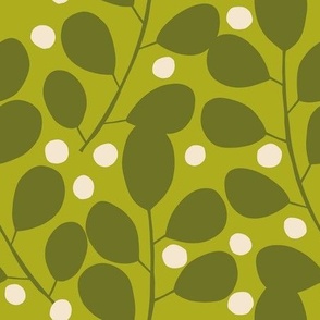 Branches and Dots-Chartreuse