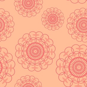 Airplane Doily - Peach Fuzz 3