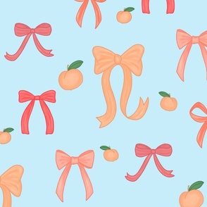 Peach Fuzz Bows