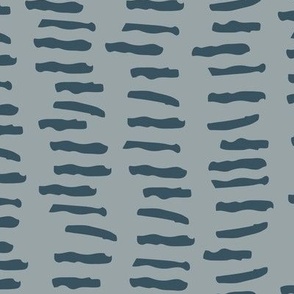 Dashed Lines - Hand Drawn Pattern - Shades of Gray 