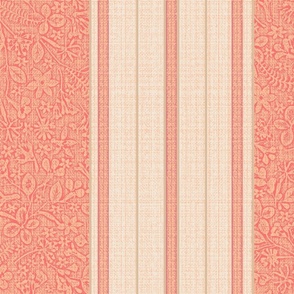 French country peach fuzz floral