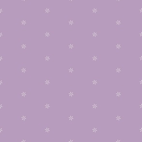 Pinwheel Dots on Lilac Purple