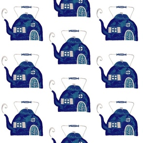 Blue Teapot Houses