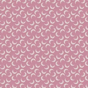 moonies dusty mauve pink SMALL 4x4 inch