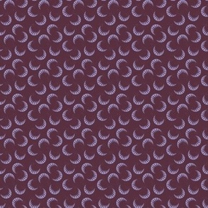 moonies preppy deep purple SMALL 4x4 inch