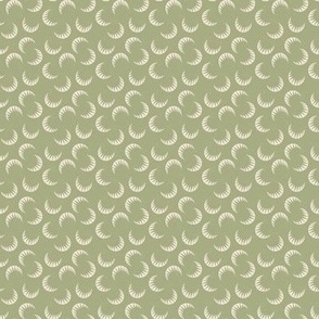 moonies tarragon light green SMALL 4x4 inch