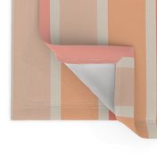 Peach gradient stripe in Pantone Peach Plethora palette