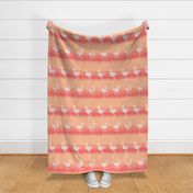 Dusty pink flamingos// large