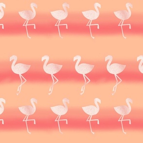 Dusty pink flamingo// medium