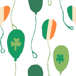 Saint Patrick's Day, balloons, big scale