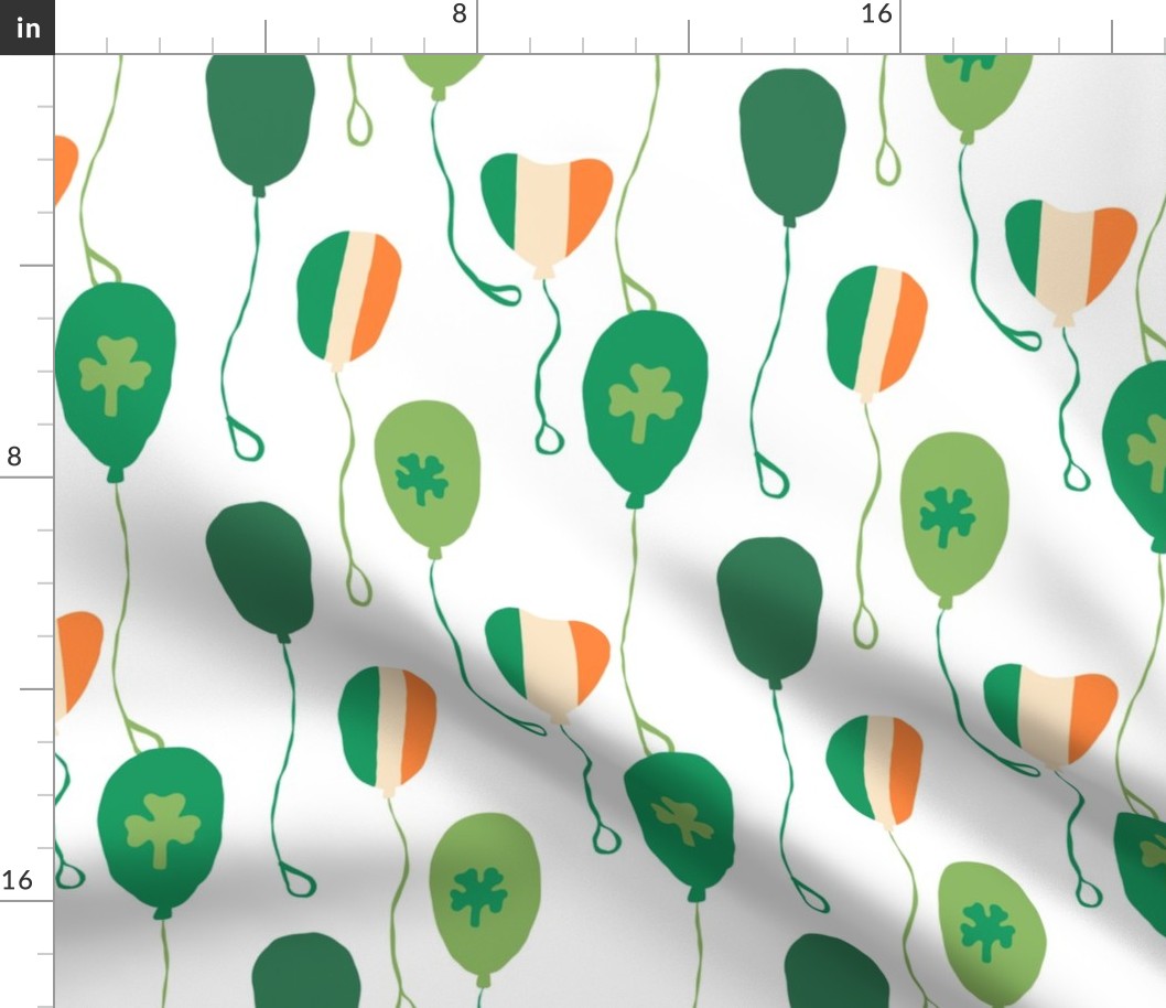 Saint Patrick's Day, balloons, medium scale