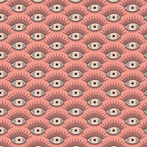 Enchanted - Magic Eye - Evil Eyes - Pink - MEDIUM