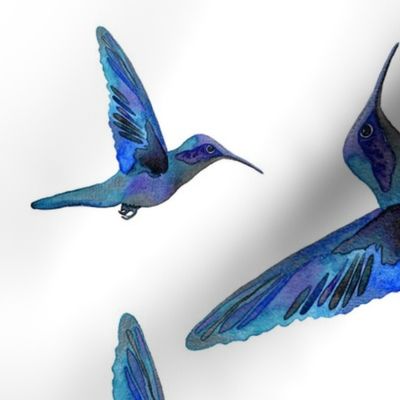 Hummingbird- Blue