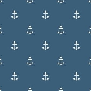 Anchors Aweigh | Navy + Cream | Cute Seaside