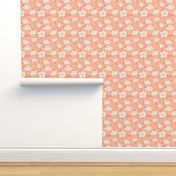 Peachy Mosaic Floral