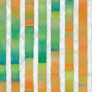 watercolor stripes