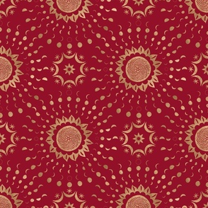 Celestial Glow, rich red (Large)