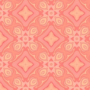 Moroccan Peach Tiles - Pantone Plethora Palette