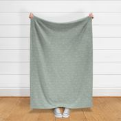 Sage Green Hand Drawn Lines - Modern Abstract Print