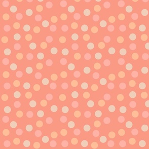 Polka Dots - Peach Fuzz 1