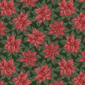 JOLLY CHRISTMAS HOLIDAY FLORAL SMALL