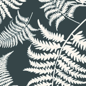 3033 jumbo - Whispering Ferns in Dark Slate