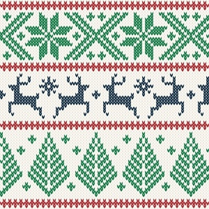 Fair Isle Traditional Christmas Blarney Stone Large 