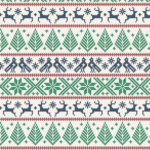 Fair Isle Traditional Christmas Blarney Stone Medium 