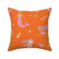 Mermaids (Orange)