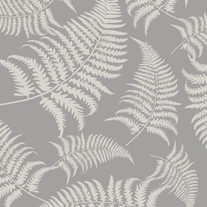 Fern Forest - 3041 jumbo // neutral beige gray