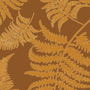 3045 jumbo - Whispering Ferns in Rust