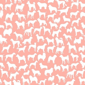 Dogs Pattern on Pink