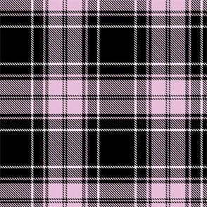 Pink and Black Tartan