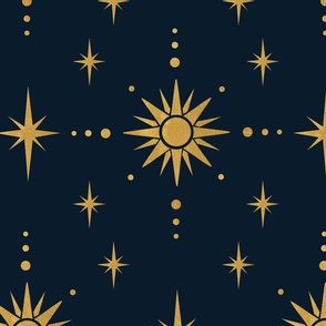 Celestial Stars-Navy-XL