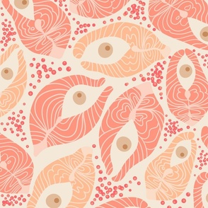 Salmon Red Parchment Paper Wallpaper Texture Seamless Background