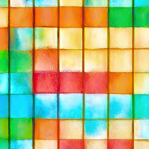 watercolor tiles