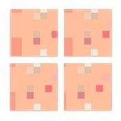 Peach Fuzz Pantone Colors of the Year  2024 - Minimal Blocks