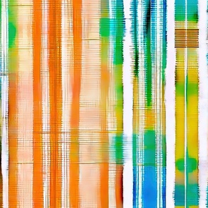abstract watercolor stripes