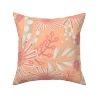 Pantone Peach Fuzz Modern Floral