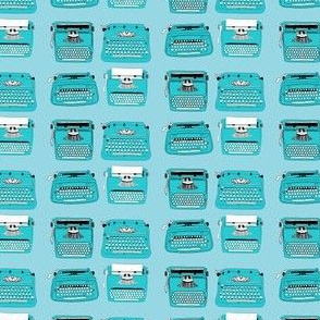 Typewriters Blue