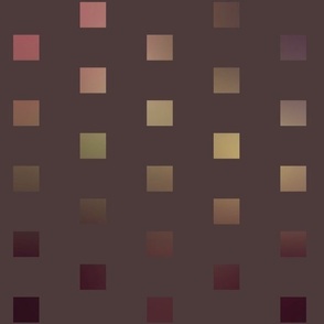 Abstract Grid of Gradient Squares in Faded Purples 