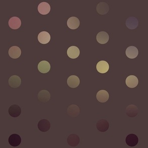 Abstract Grid of Gradient Circles in Faded Purples 