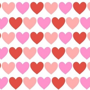 Color Pop Hearts - Heart, Valentine's, Retro