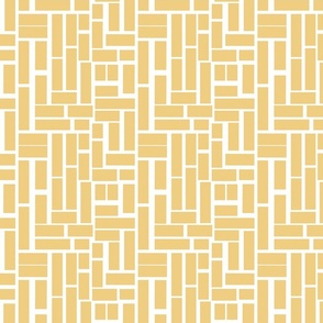 Rectangles in yellow , white background